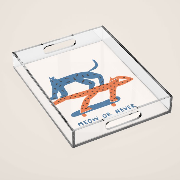 Meow or never Acrylic Tray Gallery Image 1