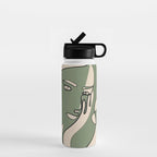 Abstract Faces 8 Water Bottle Gallery Image 1
