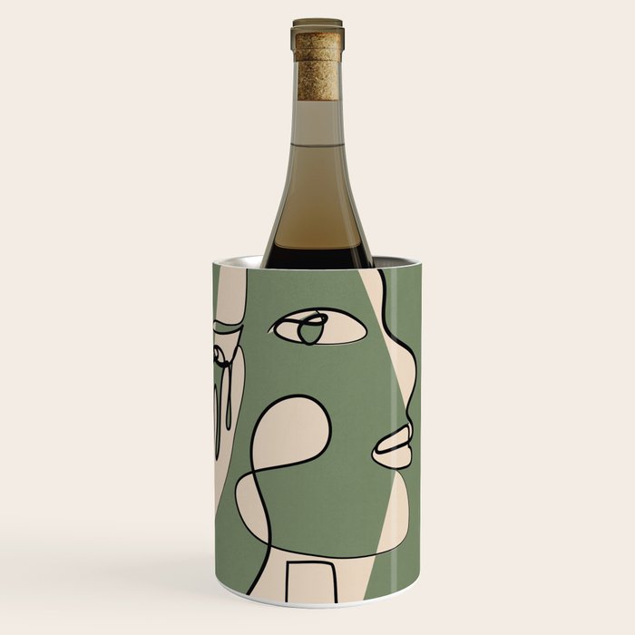 Abstract Faces 8 Wine Chiller Gallery Image 3