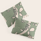 Abstract Faces 8 Pillow Sham Gallery Image 3
