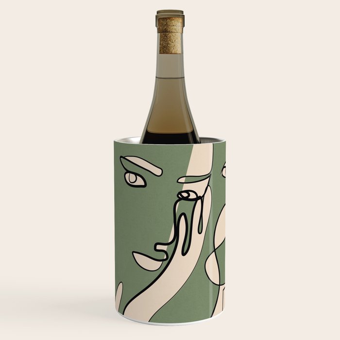Abstract Faces 8 Wine Chiller Gallery Image 1