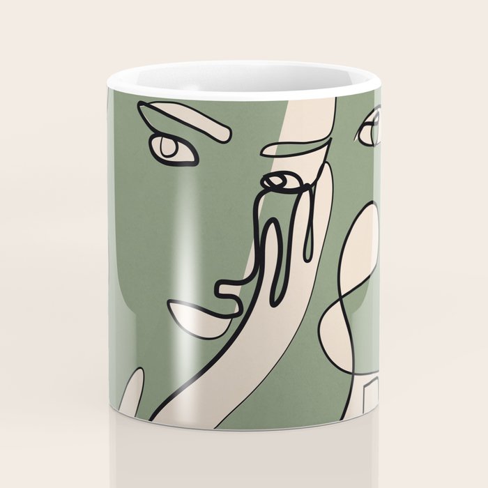 Abstract Faces 8 Coffee Mug Gallery Image 4