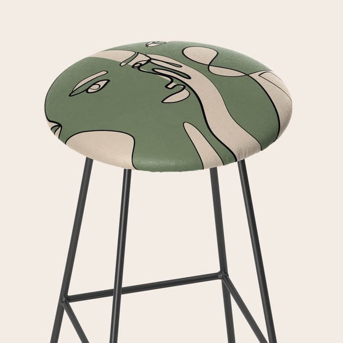 Abstract Faces 8 Stool Gallery Image 2
