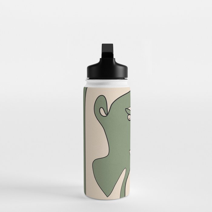 Abstract Faces 8 Water Bottle Gallery Image 3