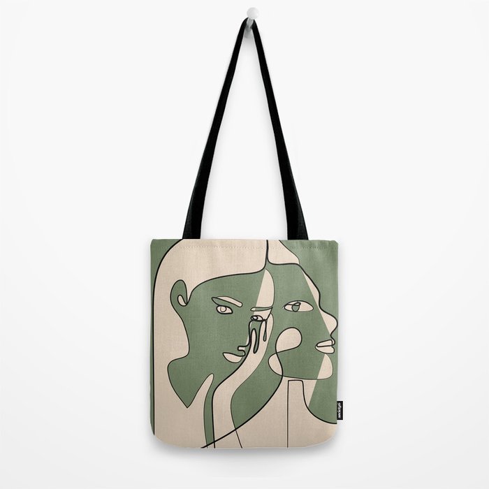 Abstract Faces 8 Tote Bag Gallery Image 2