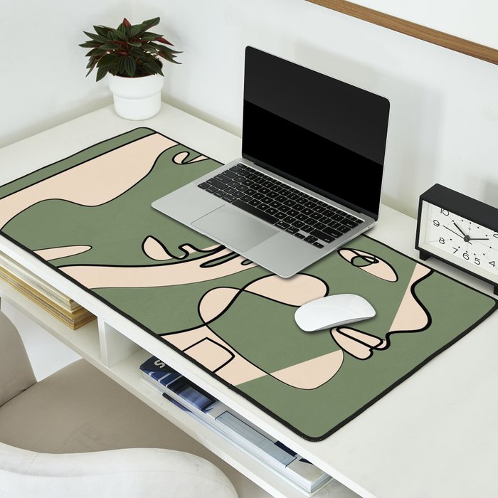 Abstract Faces 8 Desk Mat Gallery Image 2