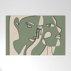 Abstract Faces 8 Welcome Mat Gallery Image 1