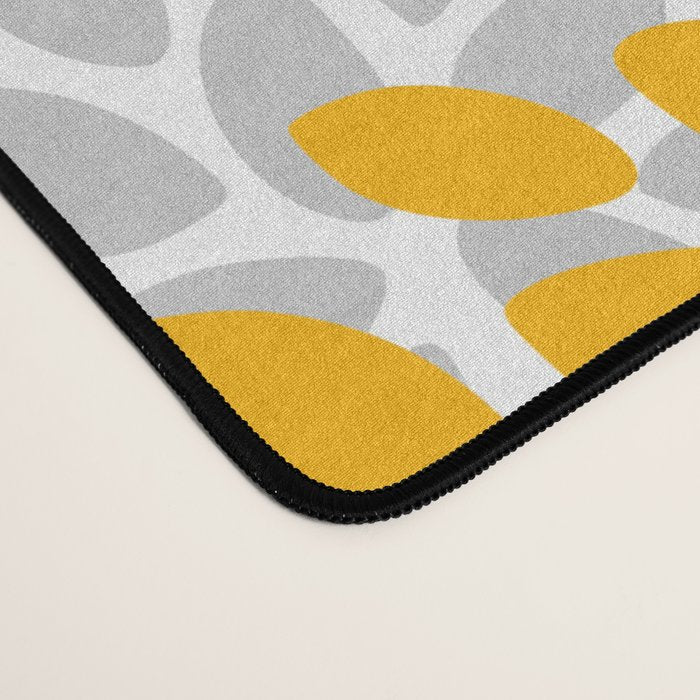 Modern Teal, Yellow and Blue Desk Mat Gallery Image 4