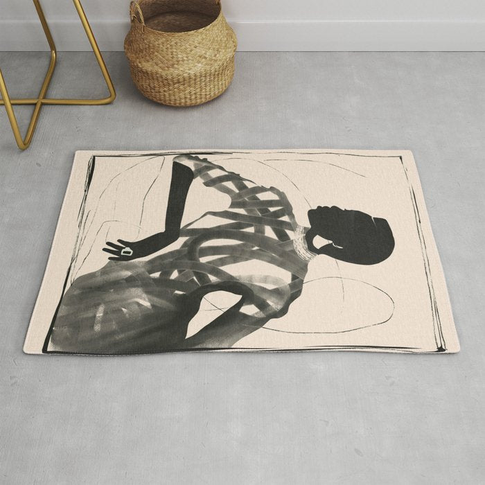 Lady Portrait  Rug Gallery Image 1