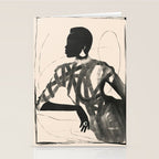 Lady Portrait  Stationery Card Gallery Image 2
