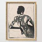Lady Portrait  Serving Tray Gallery Image 1