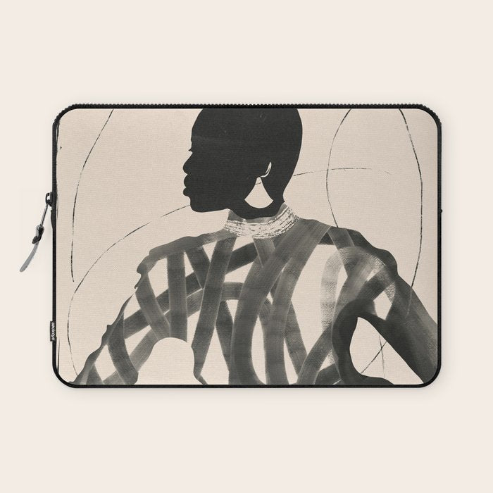 Lady Portrait  Laptop Sleeve Gallery Image 1