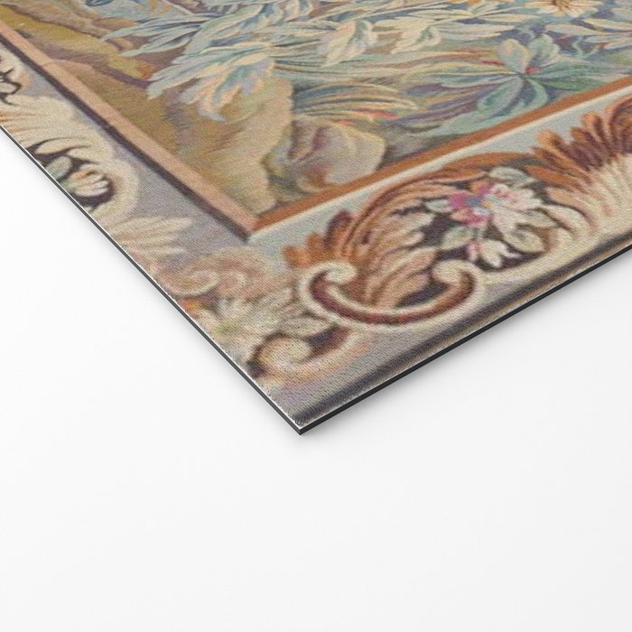Antique 19th Century French Aubusson Landscape Tapestry with Swan Welcome Mat Gallery Image 2