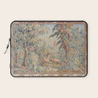 Antique 19th Century French Aubusson Landscape Tapestry with Swan Laptop Sleeve Gallery Image 1