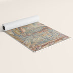 Antique 19th Century French Aubusson Landscape Tapestry with Swan Yoga Mat Gallery Image 2