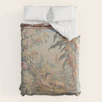 Antique 19th Century French Aubusson Landscape Tapestry with Swan Duvet Cover Gallery Image 6