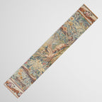 Antique 19th Century French Aubusson Landscape Tapestry with Swan Table Runner Gallery Image 3