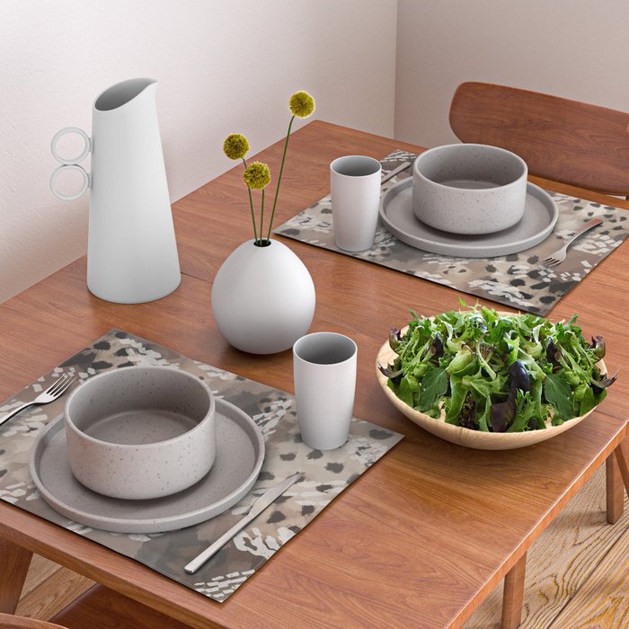 Modern animal print 75 Placemat Gallery Image 2