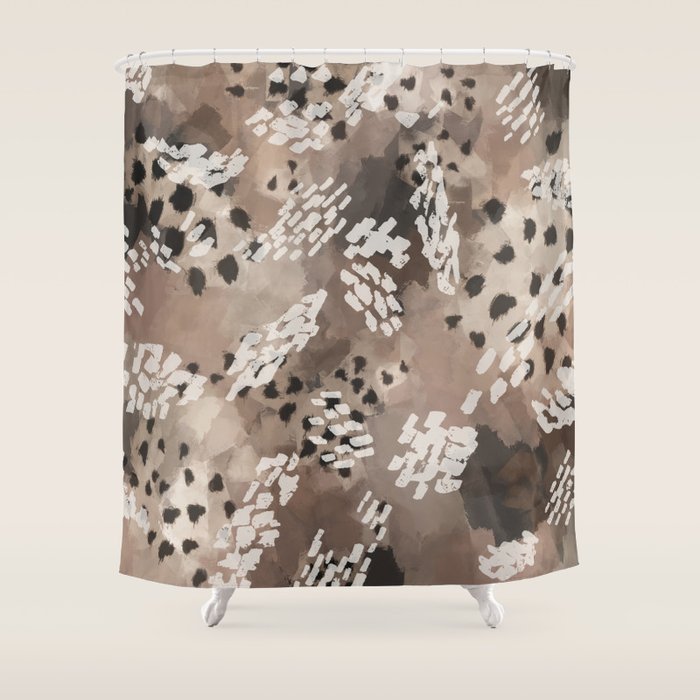 Modern animal print 75 Shower Curtain Gallery Image 1