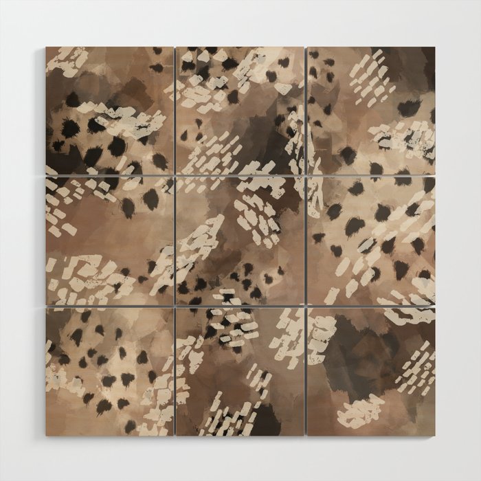 Modern animal print 75 Wood Wall Art Gallery Image 1