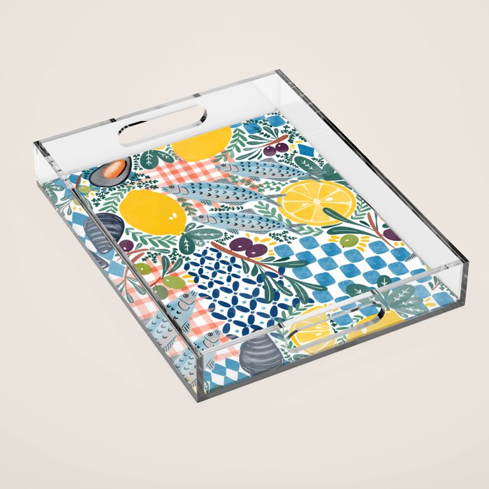 Citrus Coastal Adventure Acrylic Tray Gallery Image 1