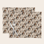 Electric Oasis - Black, Brown & Tan Placemat Gallery Image 1
