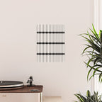 Minimal Geometric Pattern - Black Poster Gallery Image 2