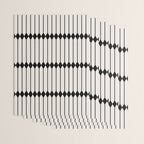 Minimal Geometric Pattern - Black Wrapping Paper Gallery Image 3