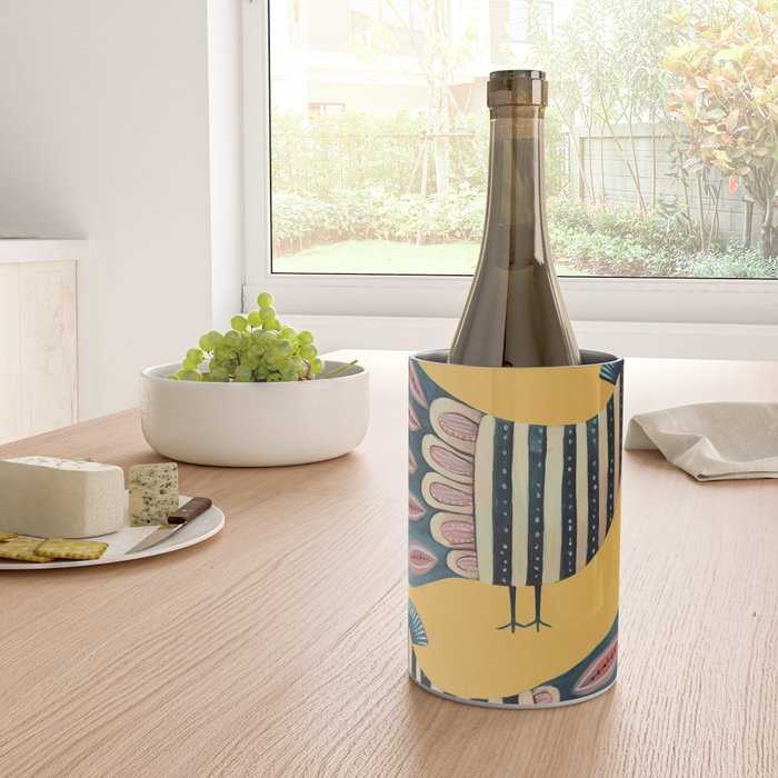 Striped Bird Pair II Wine Chiller Gallery Image 4