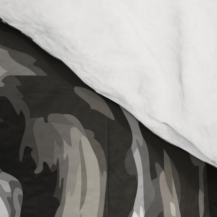 Grey Street art graffiti expressionist Comforter Gallery Image 4