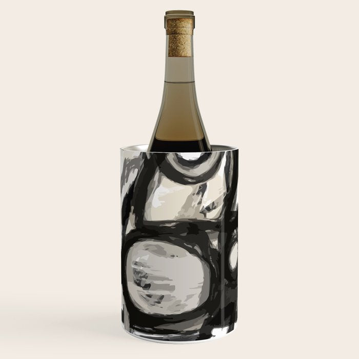 Grey Street art graffiti expressionist Wine Chiller Gallery Image 1