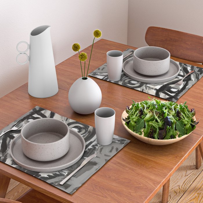 Grey Street art graffiti expressionist Placemat Gallery Image 2