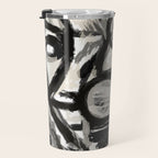 Grey Street art graffiti expressionist Travel Mug Gallery Image 3