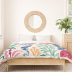 Modern Coral Pattern Duvet Cover Gallery Image 3