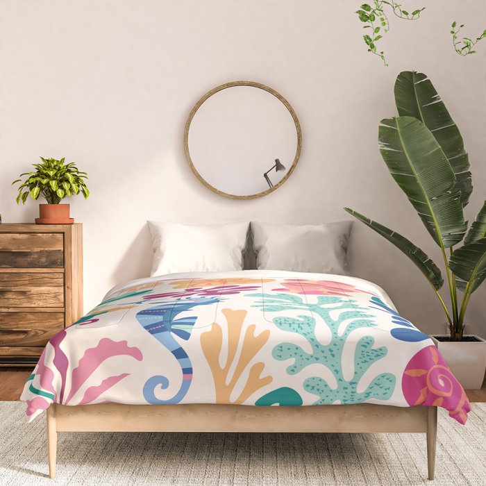 Modern Coral Pattern Comforter Gallery Image 3