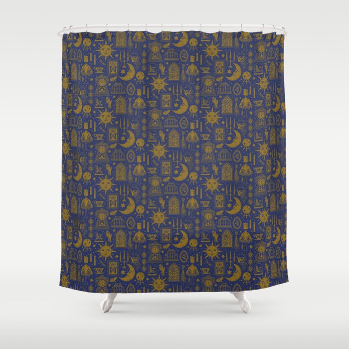 Whimsigoth: Celestial Shower Curtain Gallery Image 1