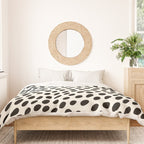 Black and White Spots pattern Duvet Cover Gallery Image 3