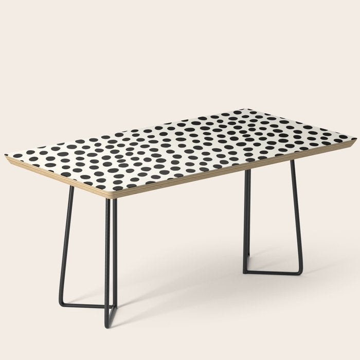 Black and White Spots pattern Coffee Table Gallery Image 1