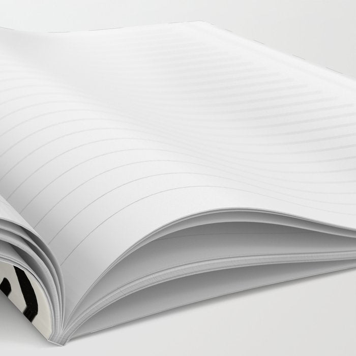 Black and White Spots pattern Notebook Gallery Image 2