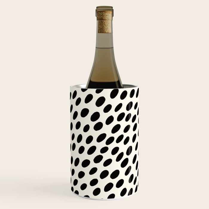 Black and White Spots pattern Wine Chiller Gallery Image 3