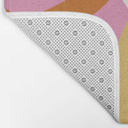 Woman carrying a big heart Bath Mat Gallery Image 2