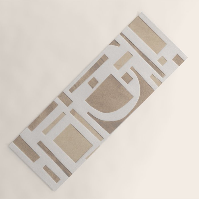 Abstract Paper Collage #3 Yoga Mat Gallery Image 1