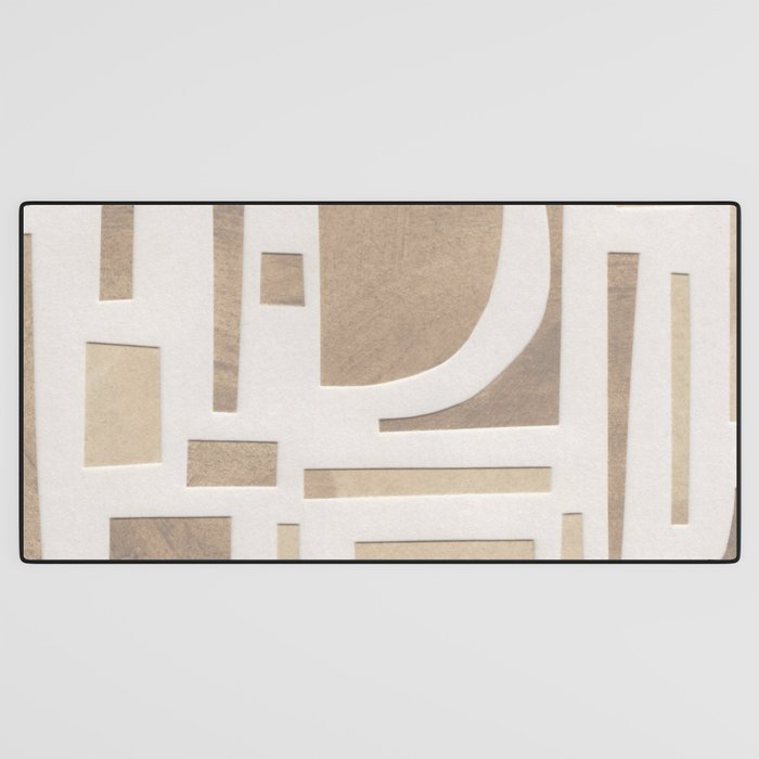 Abstract Paper Collage #3 Desk Mat Gallery Image 3