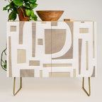Abstract Paper Collage #3 Credenza Gallery Image 1
