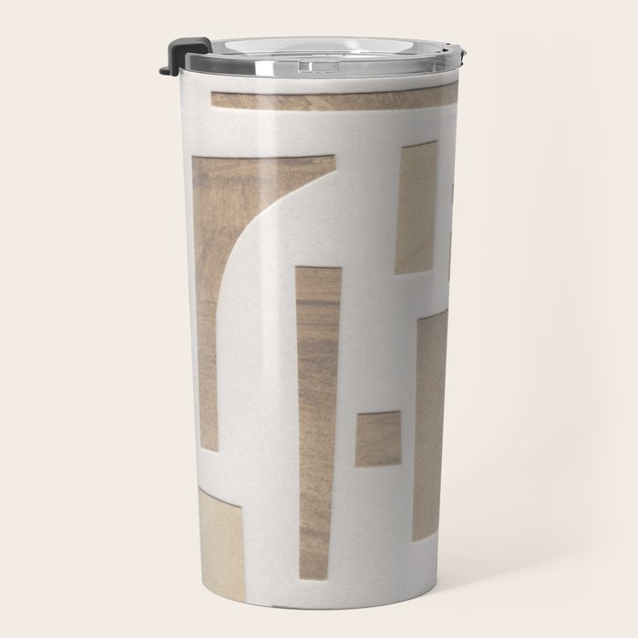 Abstract Paper Collage #3 Travel Mug Gallery Image 3