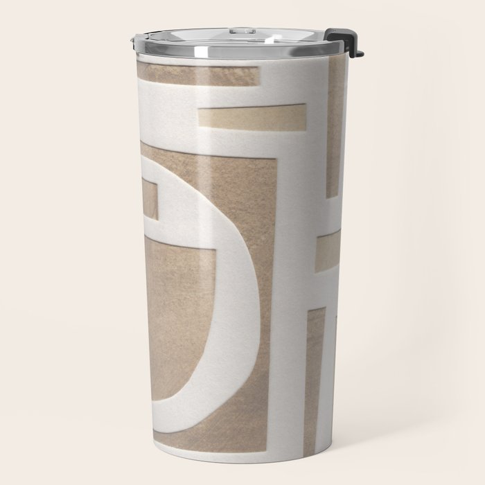 Abstract Paper Collage #3 Travel Mug Gallery Image 2