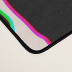 Happy Yin Yang Checkered Print Desk Mat Gallery Image 4