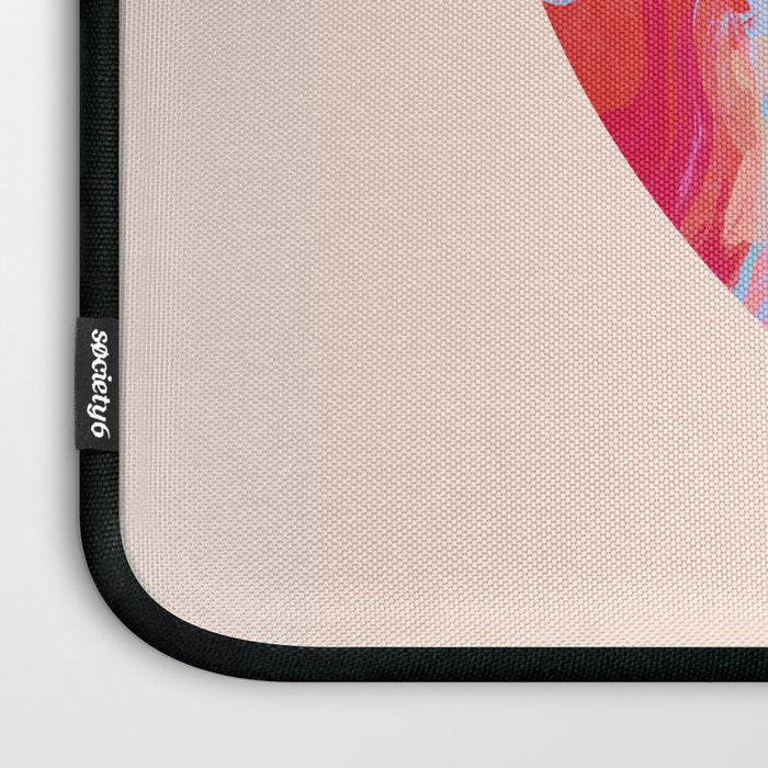 Heart and love retro psychedelic, valentine's day Laptop Sleeve Gallery Image 3