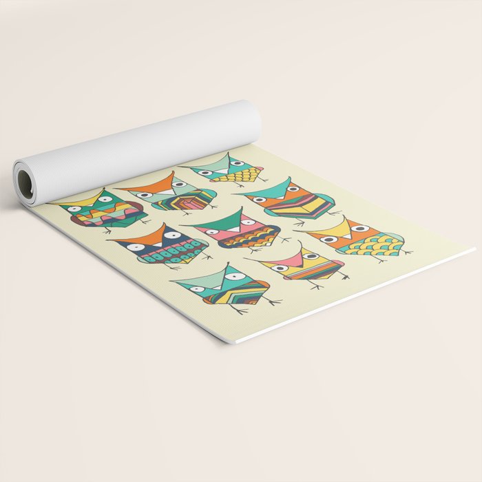 Give a hoot Yoga Mat Gallery Image 2