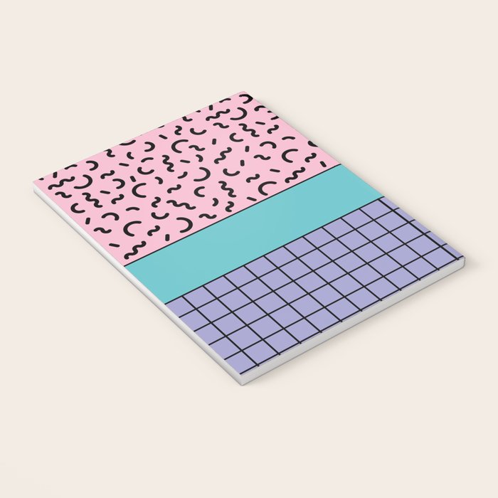 Memphis pattern 61 - 80s / 90s Retro Notebook Gallery Image 3